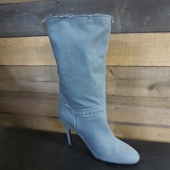 STELLA MCCARTHY HIGH HEEL FRAYED BOOT - LADIES EU 37 US 6.5 - Picture 1 of 6